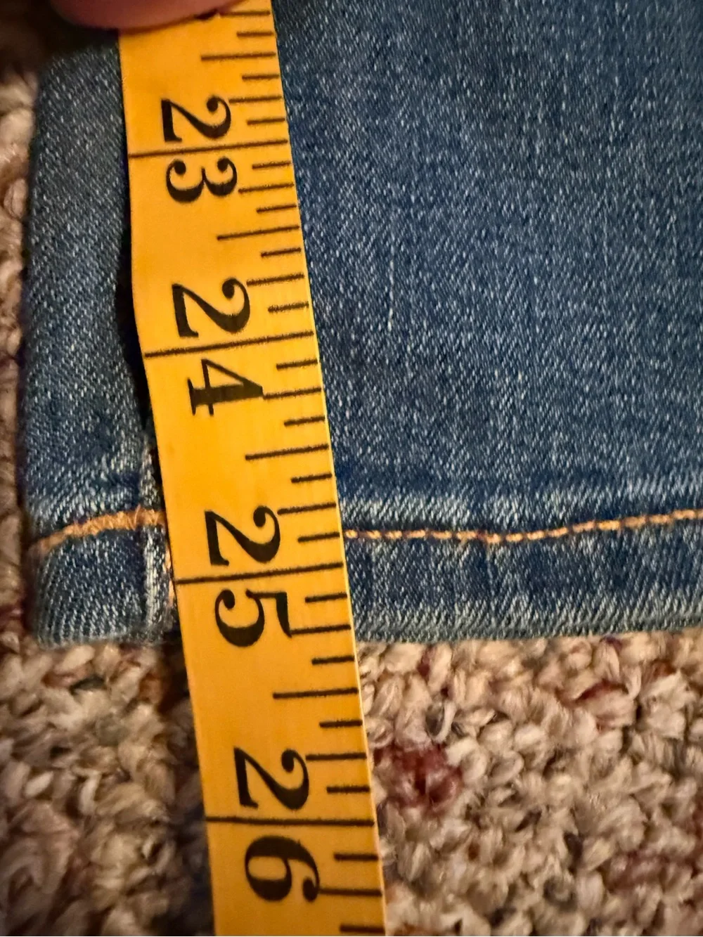 The Children's Place Boys' Stretch skinny jeans in a blue 10 Husky